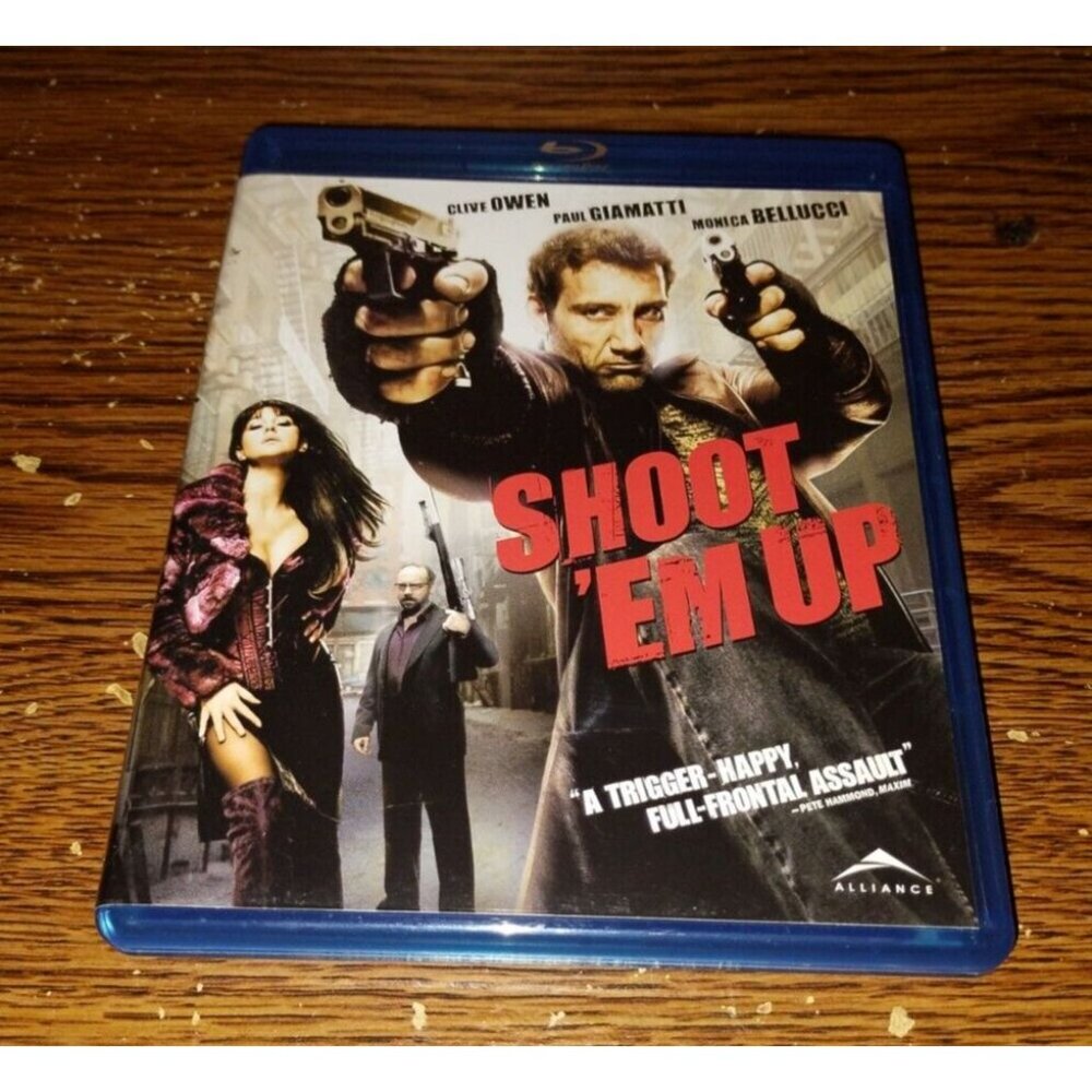 Shoot Em' Up (Blu-ray, 2009, Canadian) Clive Owen Paul Giamatti Monica Bellucci